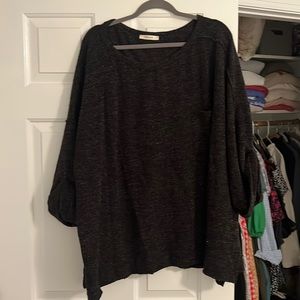 Dark gray sweater